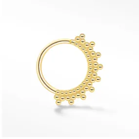 14k Yellow Gold Seam Ring