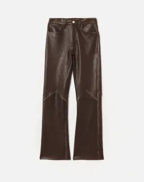 70s Bootcut - Brown Leather