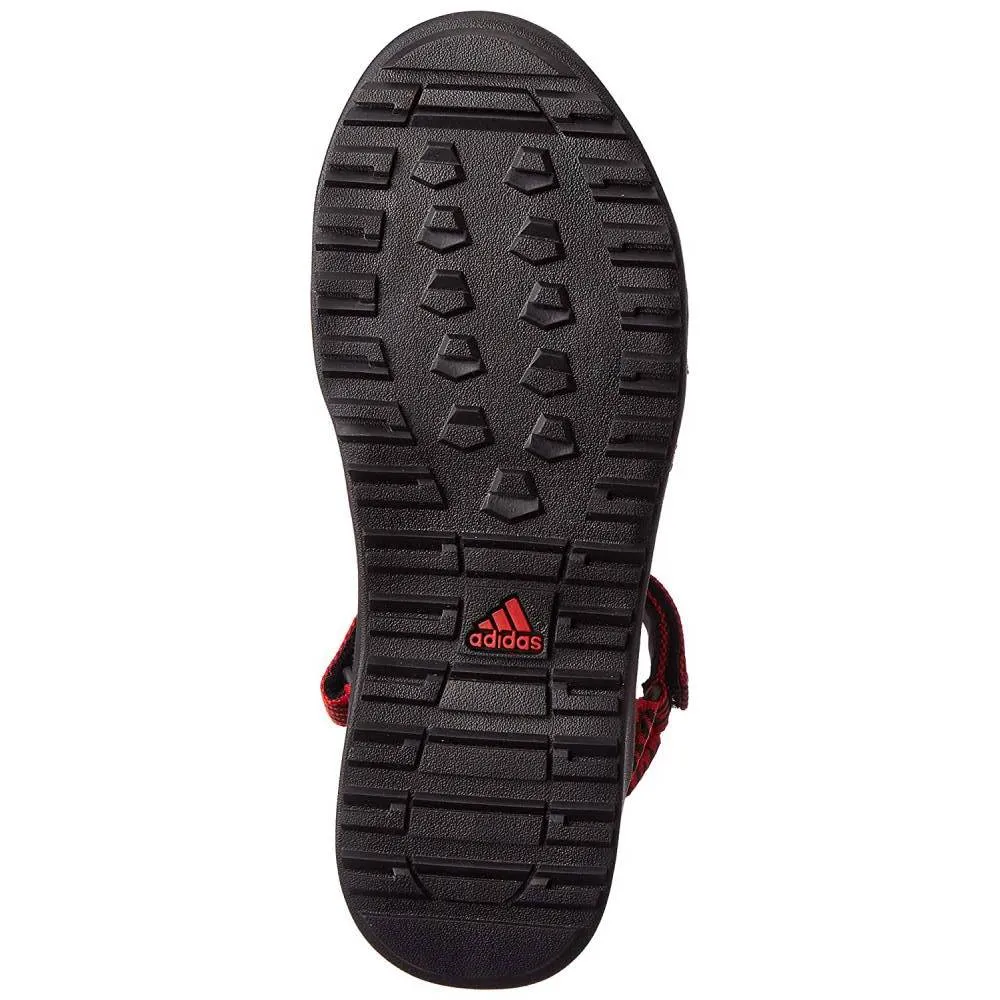 Adidas Men's Moary Sandal (Better Scarlet/Core Black/Stone)