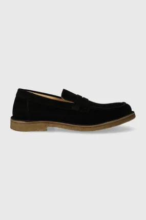 Astorflex suede loafers Mocassino Uomo men's black color