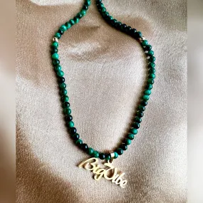 Big Vibe Beaded Gemstone Necklace