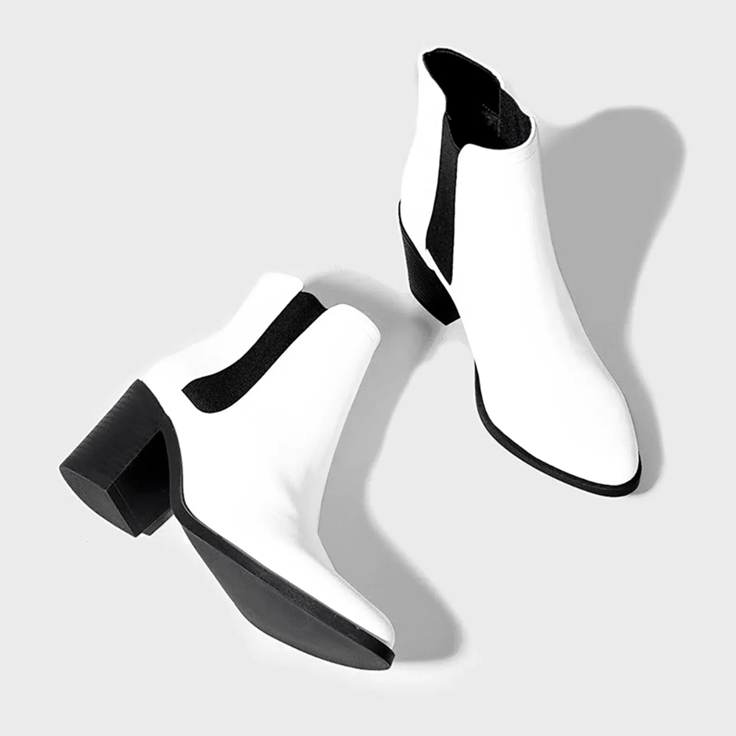 Block Heel Chelsea Boots