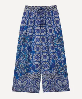 Blue Tile Dream Trousers