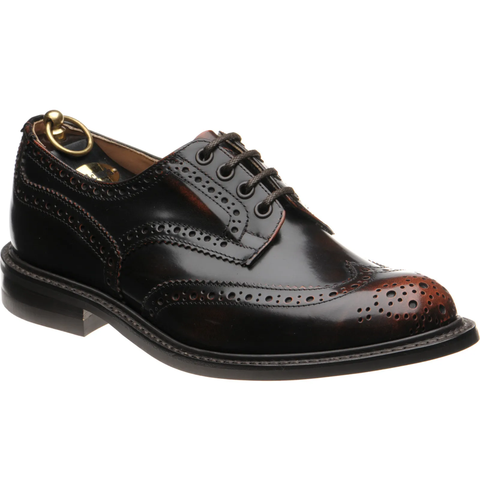 Bourton  rubber-soled brogues