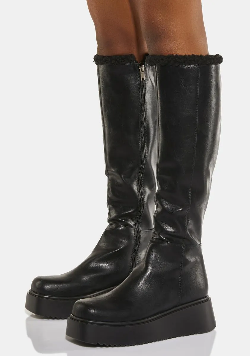 Different Days Knee High Boots-