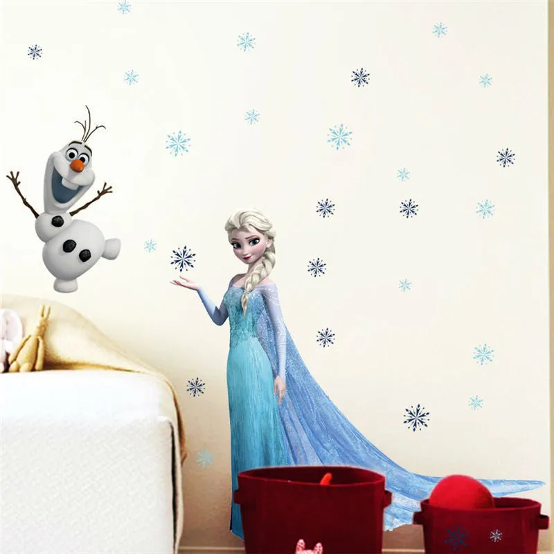 fairy tale movie wall decals home decor boys girls room decorations diy creative stickers kids room cartoon wall art zooyoo1433 