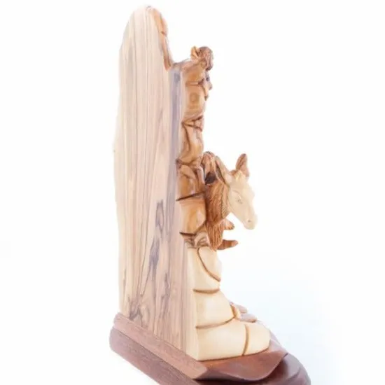 Flight into Egypt, 9.4Carved Olive Wood