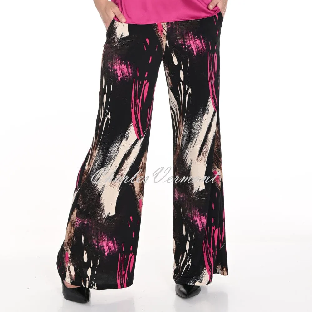 Frank Lyman Brush Stroke Print Trouser - Style 243121