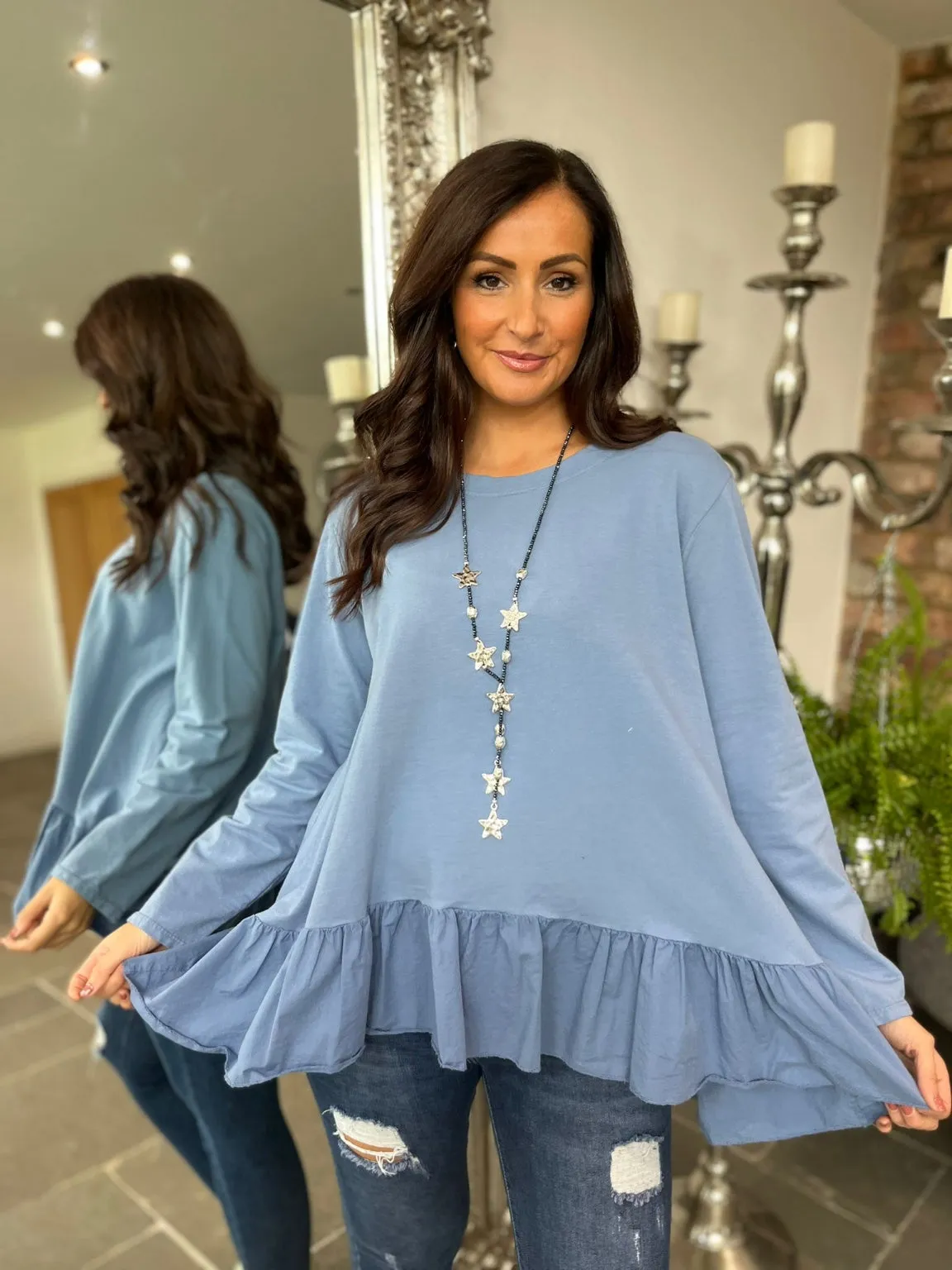 Frill Hem Top Alishia