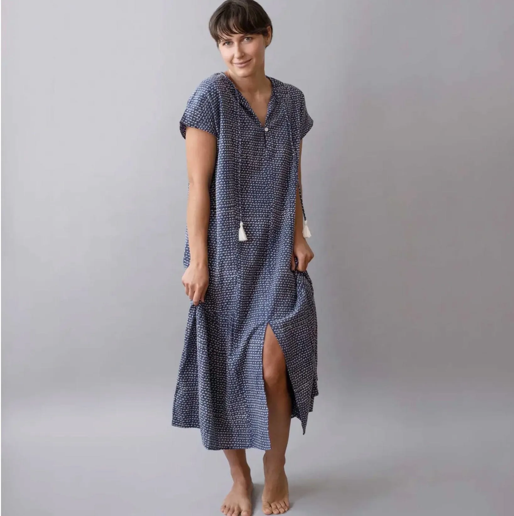 Graymarket Design - Cyprus Dress- Cam Navy