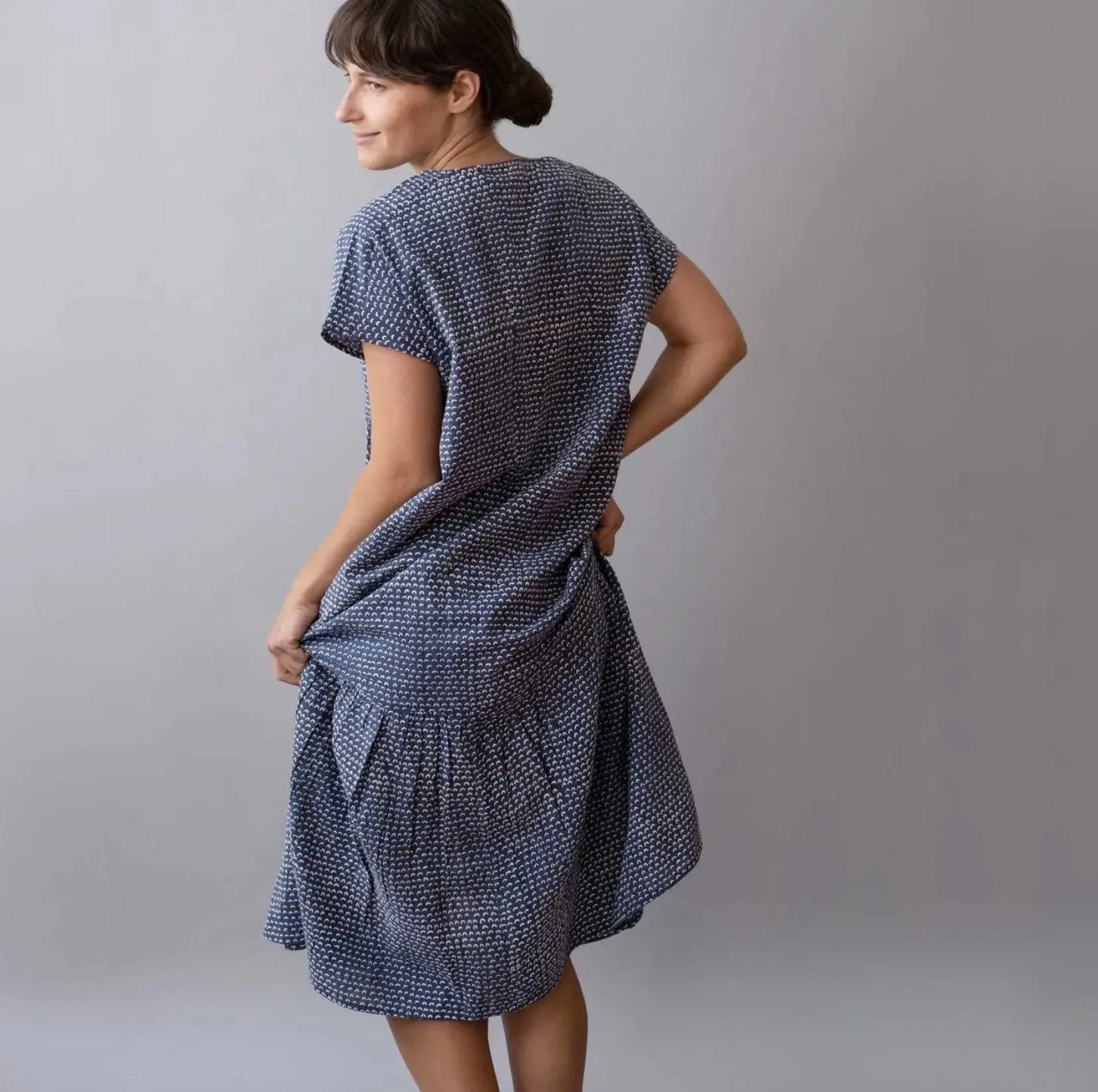 Graymarket Design - Cyprus Dress- Cam Navy