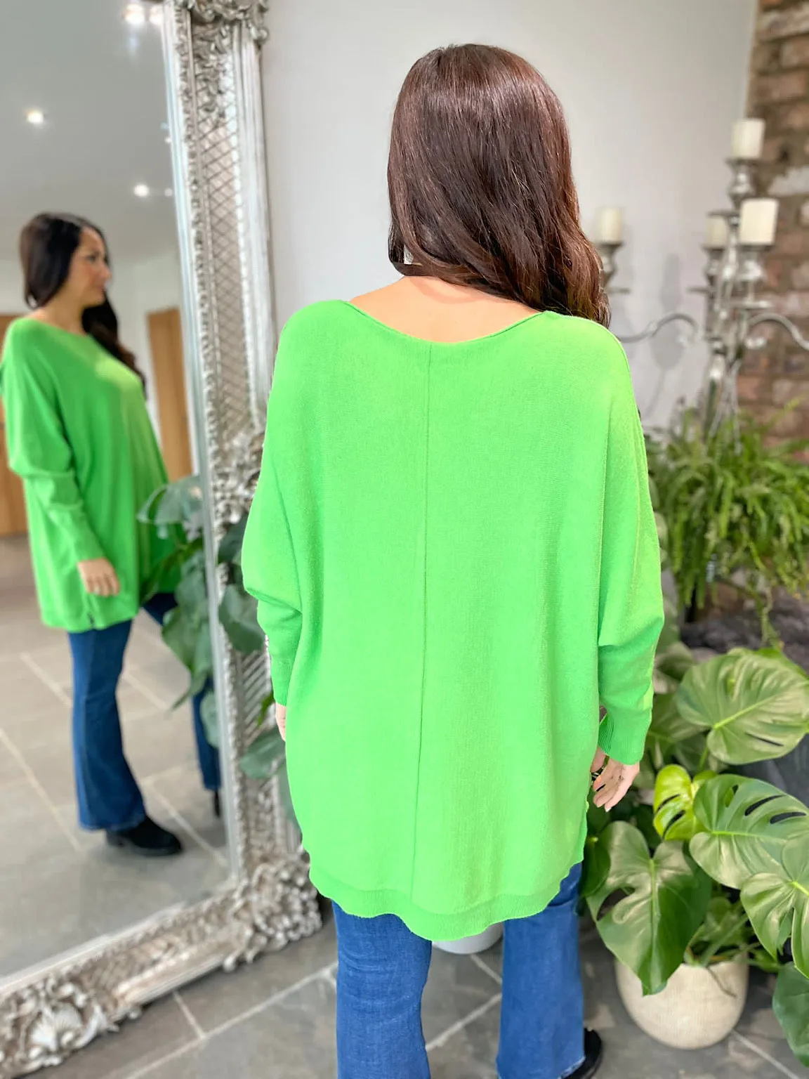 Green Reverse Seam Knit Taylor