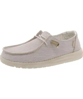 Hey Dude Womens Canvas Lightweight Slip-On Sneakers