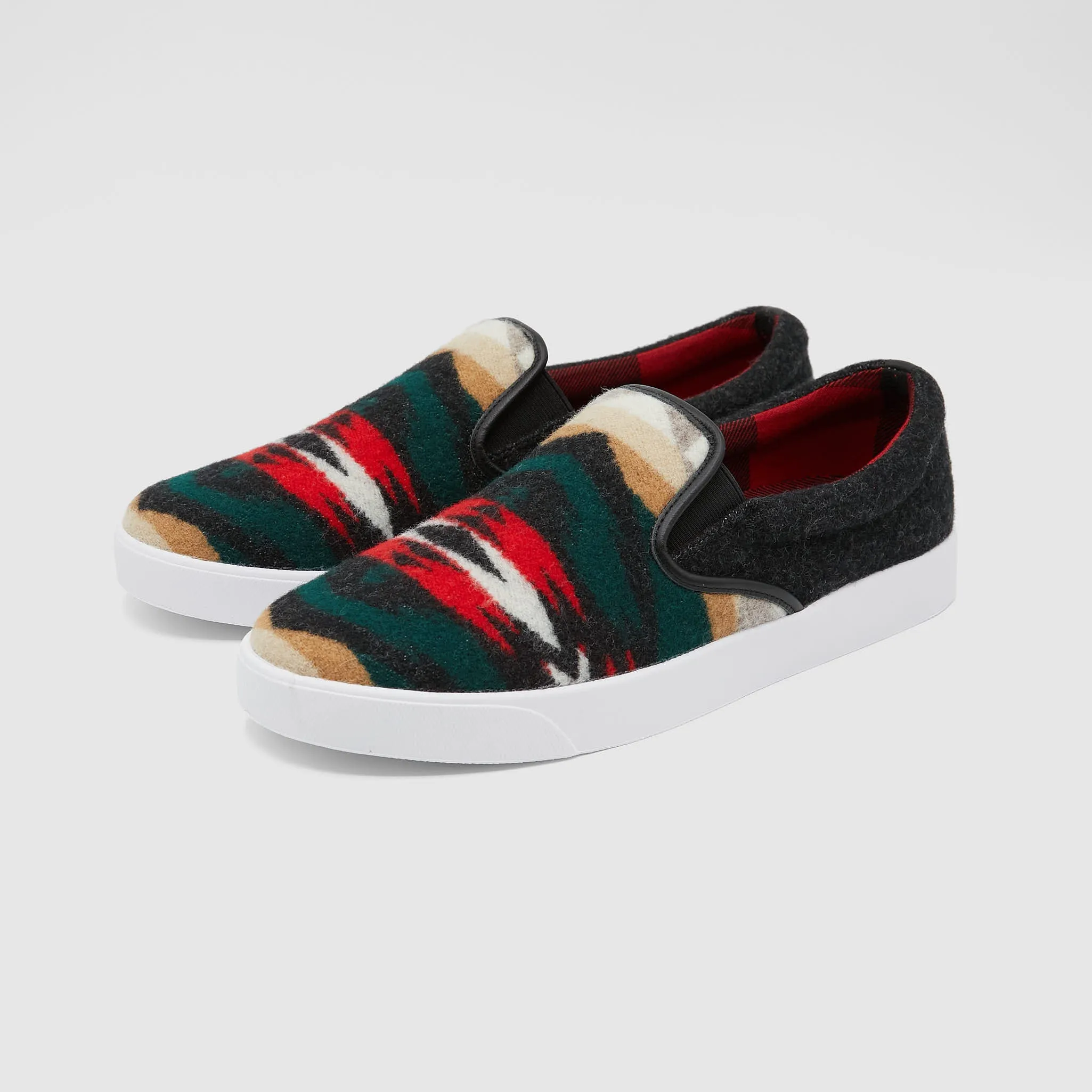 Junya Watanabe Man x  Pendleton Slip On Sneakers