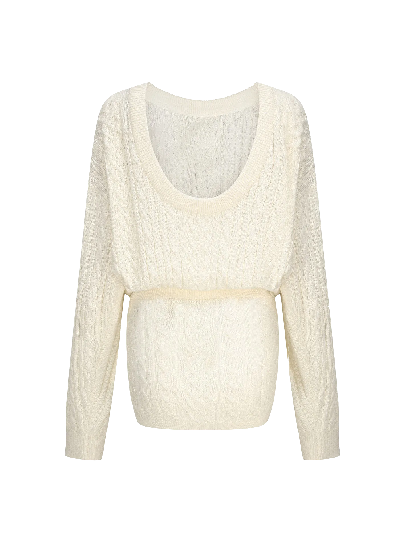 Kendall Knit Dress (White)