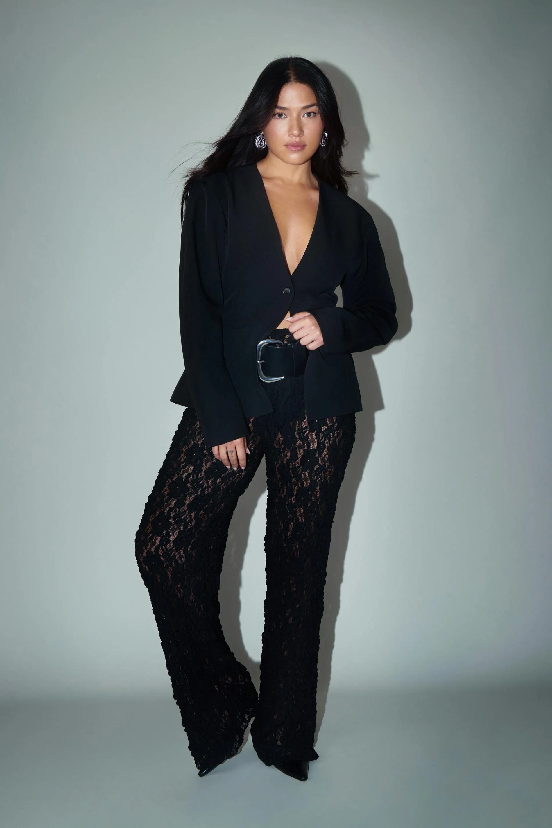 Lace trousers