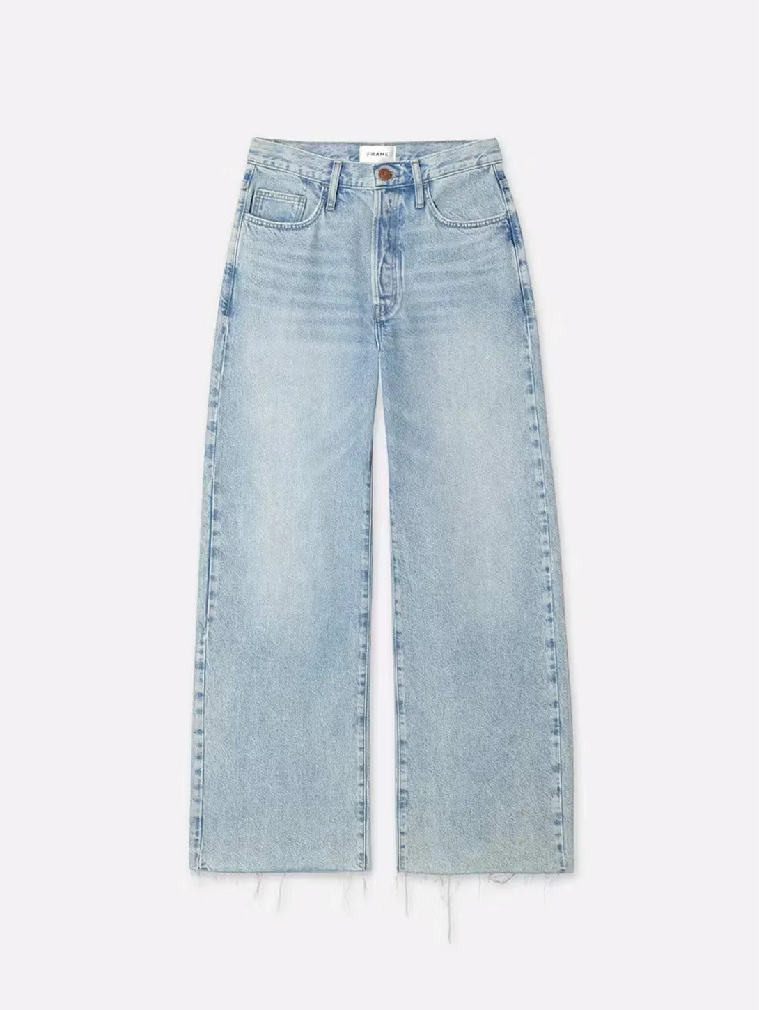 Le Low Baggy Wide Leg Raw - Fizz Indigo