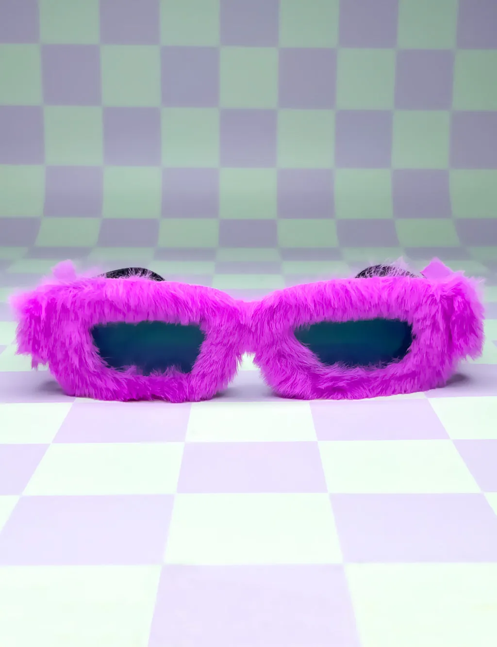 LINKED FLUFFY SHADES - PURPLE