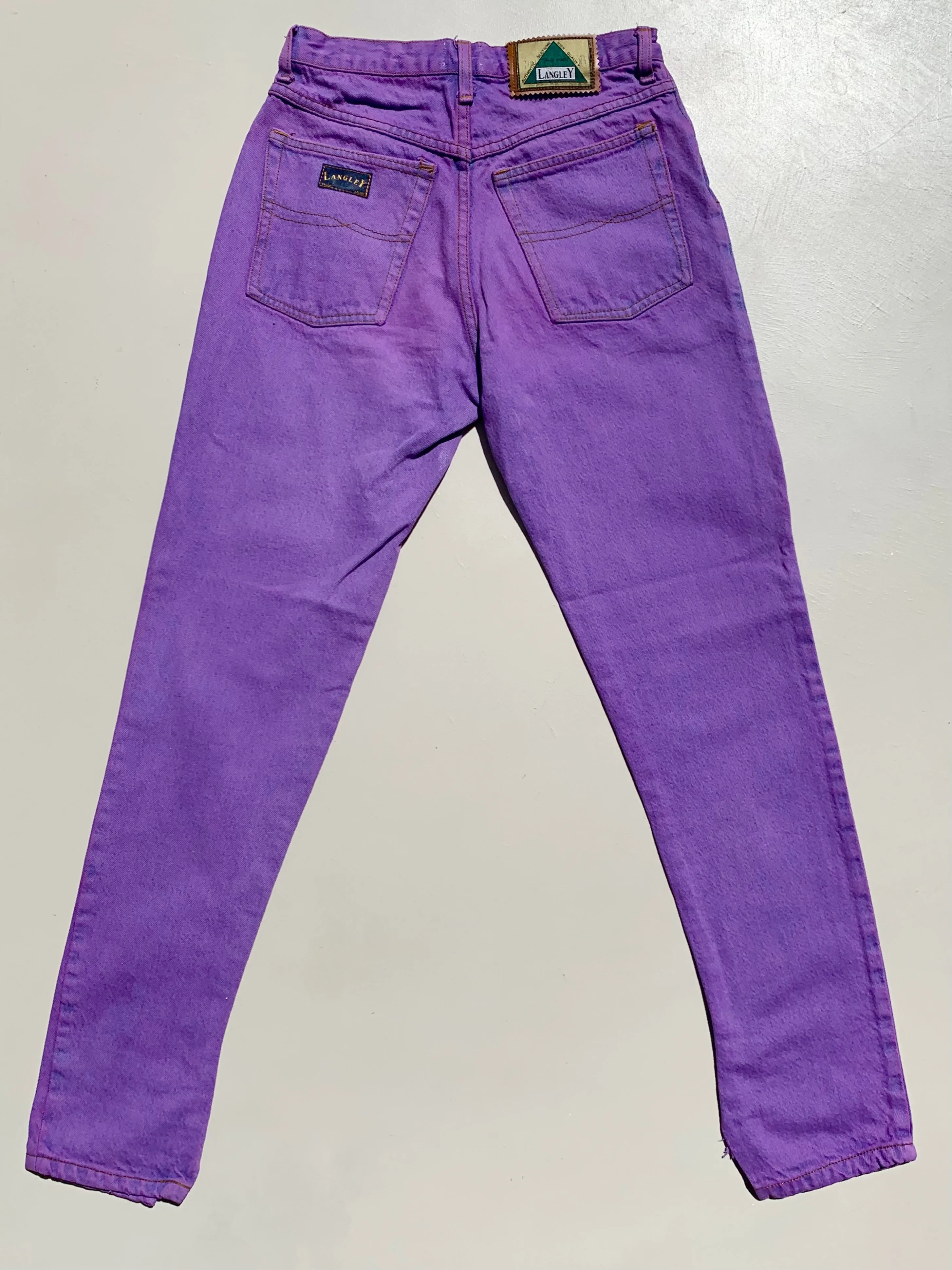 MK VINTAGE LILAC DENIM JEANS talla M