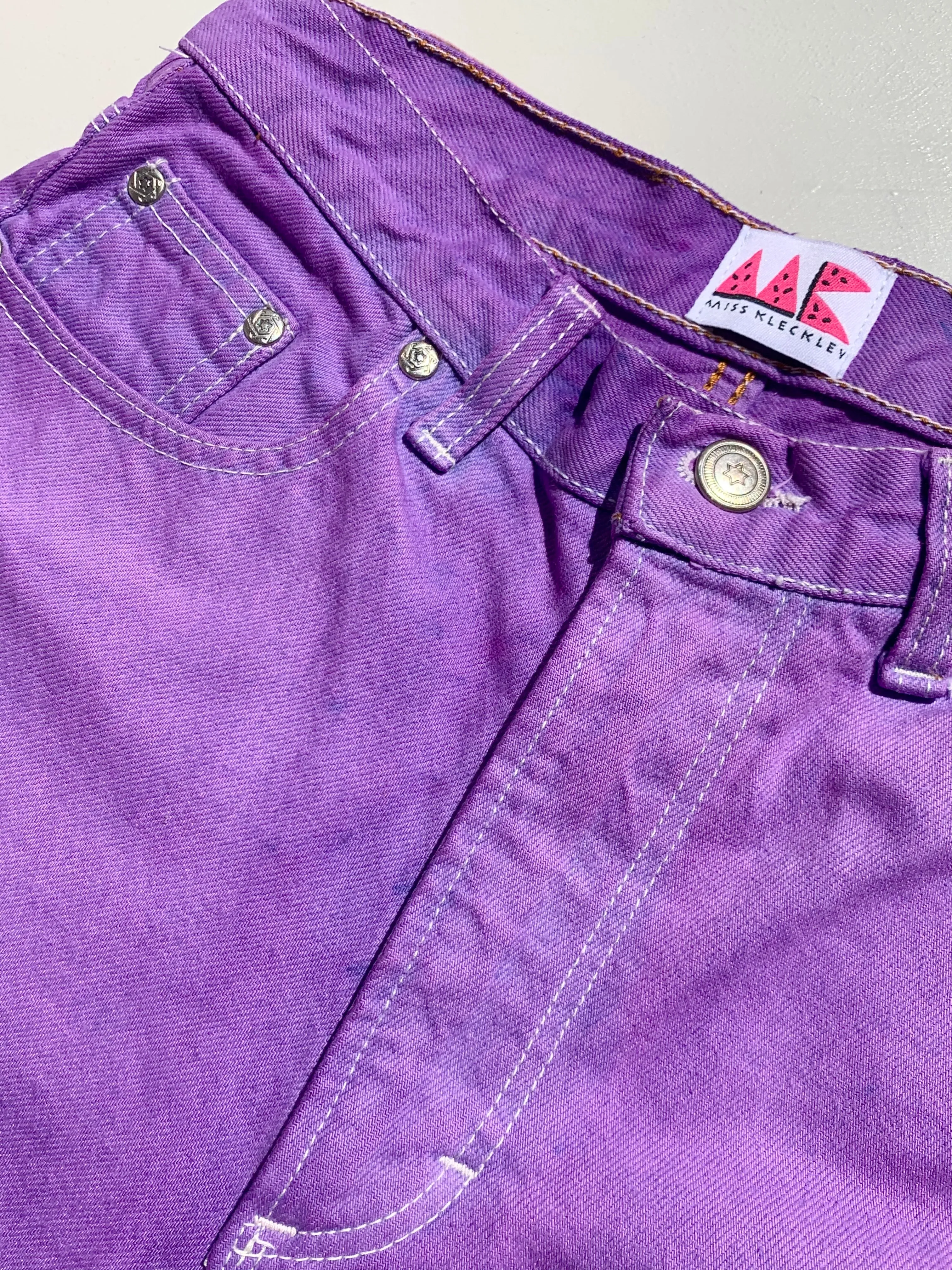 MK VINTAGE LILAC DENIM JEANS talla S