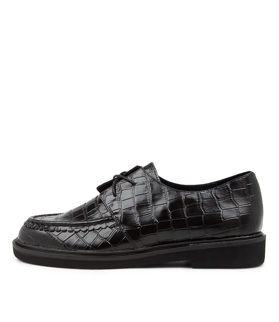 MOLLINI Geebah Black Leather Brogues