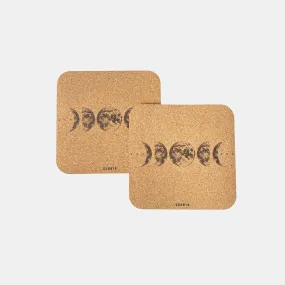 Moon Phase Cushioning Cork Knee Pads