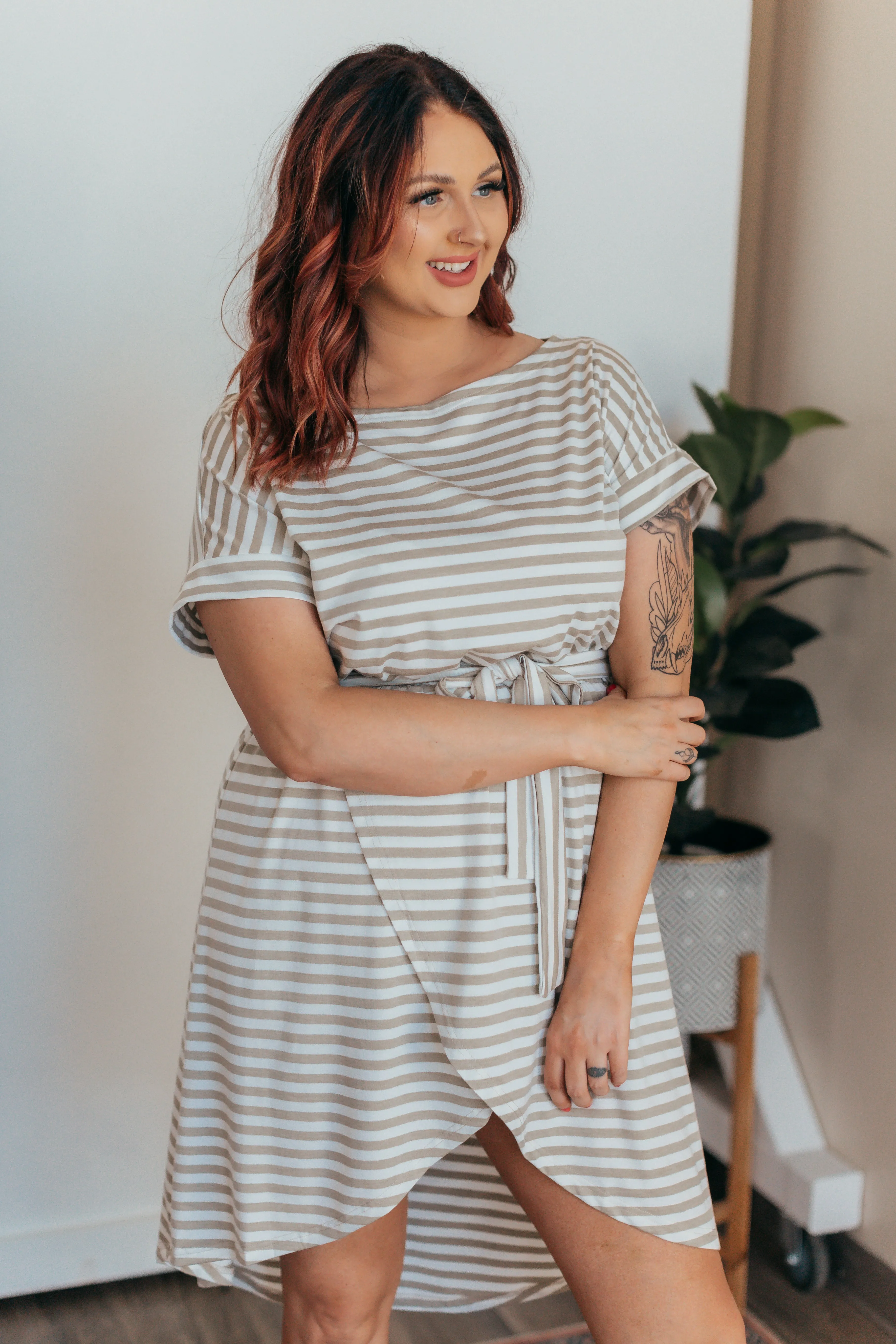 Morgan Striped Dress