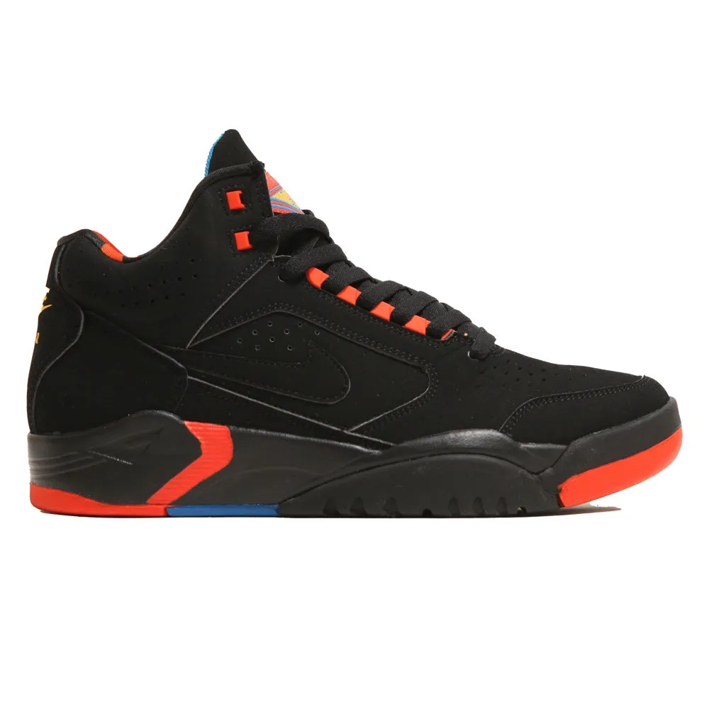 Nike Air Flight Lite Mid Black/Black-Team Orange-Imperial Blue