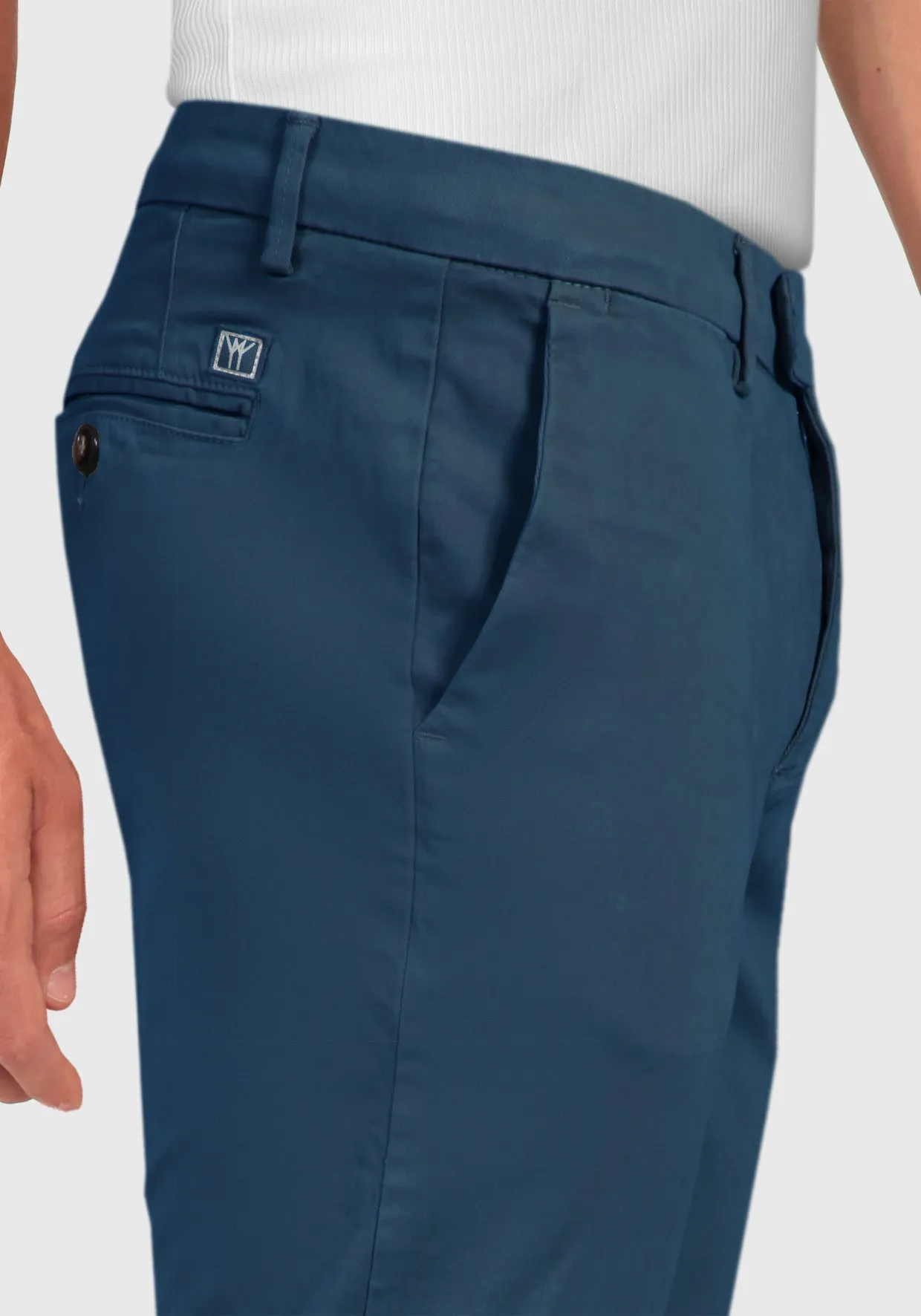 Pantalone Chinos Tasca America Cotone caldo - Ottanio