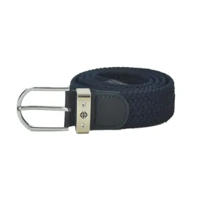 Pure Golf Paige Woven Stretch Belt Navy