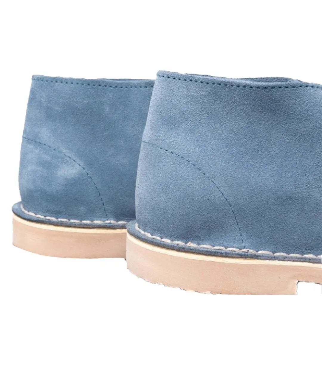 Roamers Womens/Ladies Real Suede Unlined Desert Boots (Denim Blue) - UTDF209