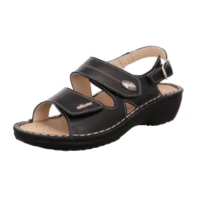 Rohde Comfort Sandals for Women Black Spring Summer Footwear