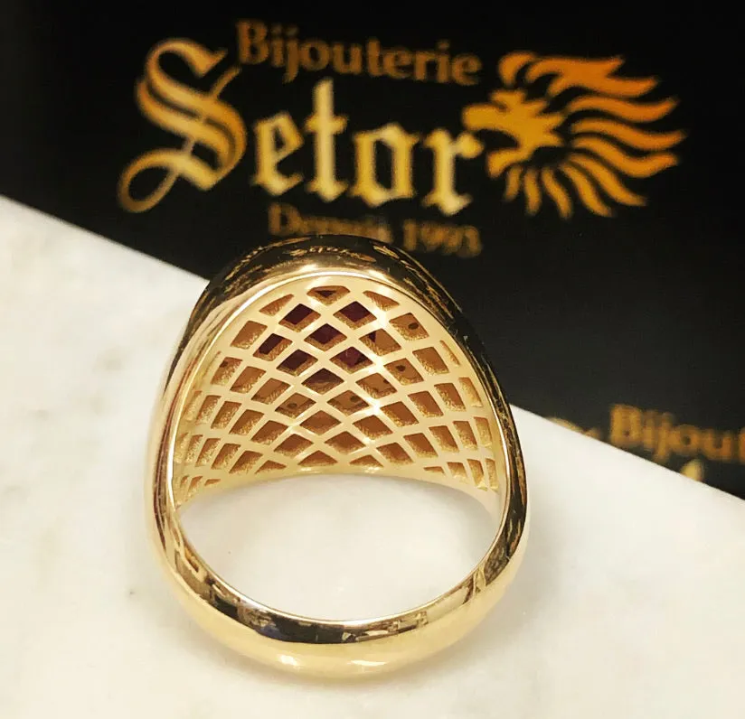 Rubio diamond cabochon ring MDR010