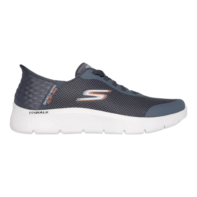 Slip on sneakers da uomo go walk felx - hands up  grigio Cod: 216324