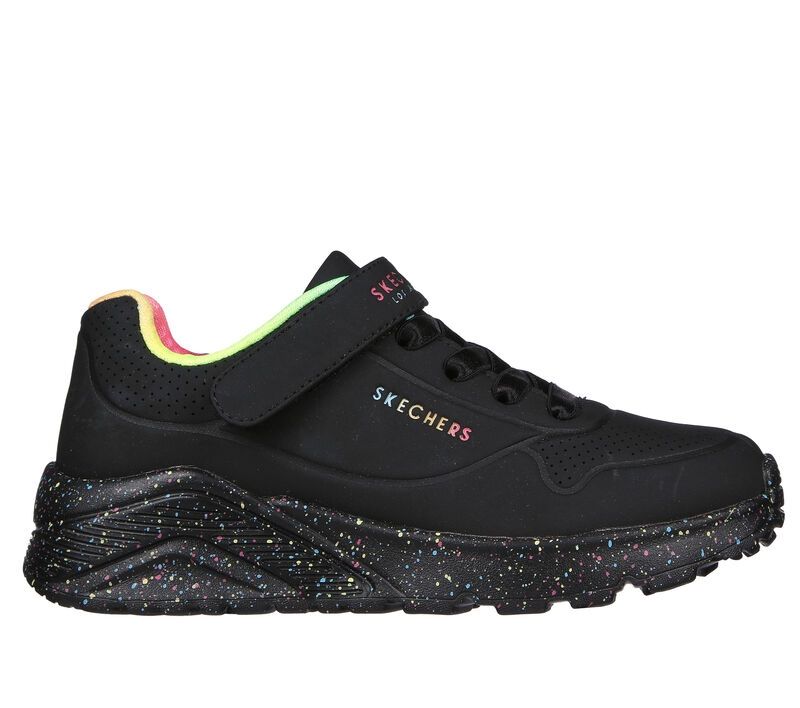 SNEAKERS SKECHERS BAMBINA UNO LITE-RAINBOW SPECKS 310457L/BKMT