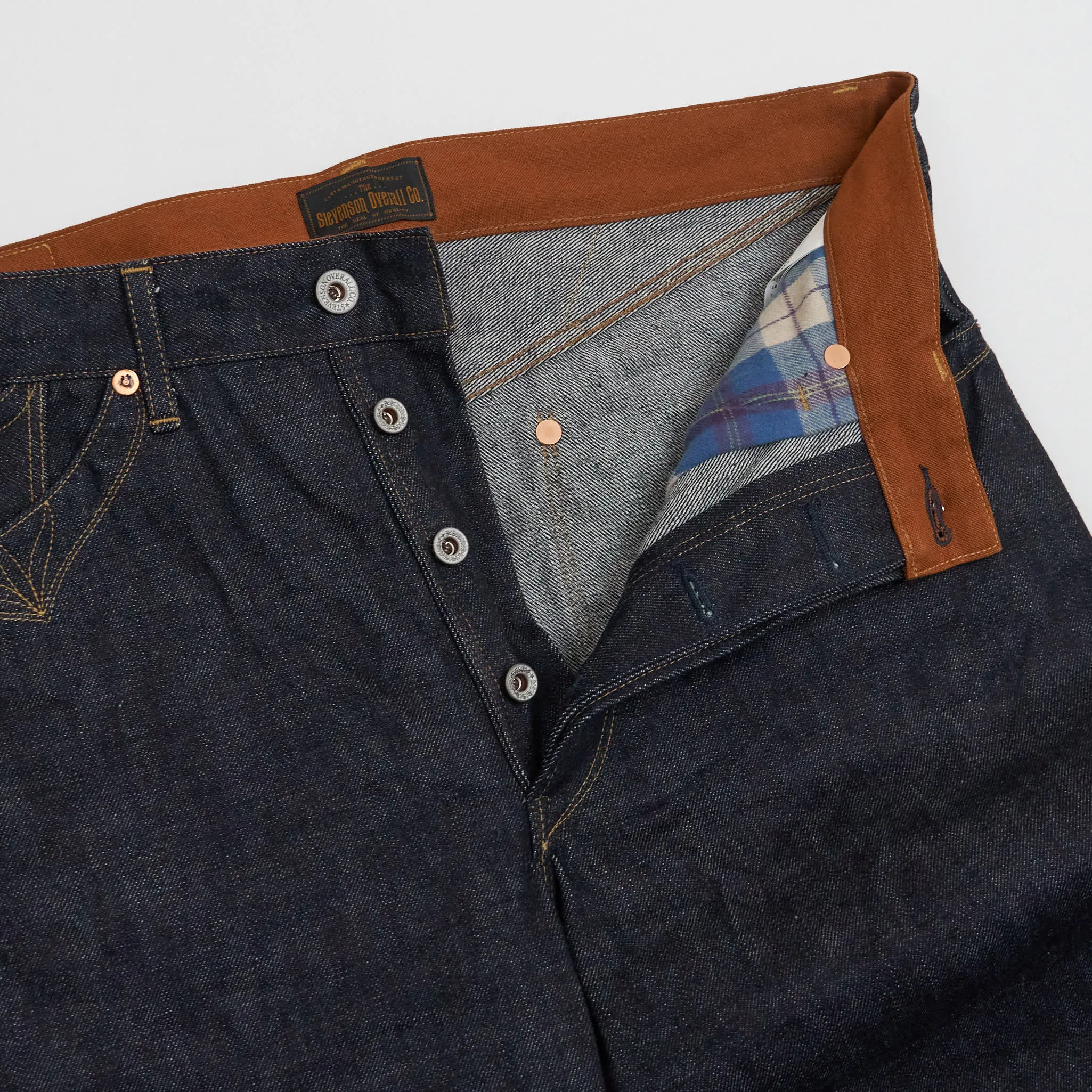 Stevenson Overall  CO. Cinch Back Western Denim Jeans
