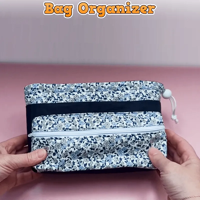 Stylish Multi Pocket Zipper Bag PDF Download Pattern (3 sizes included)