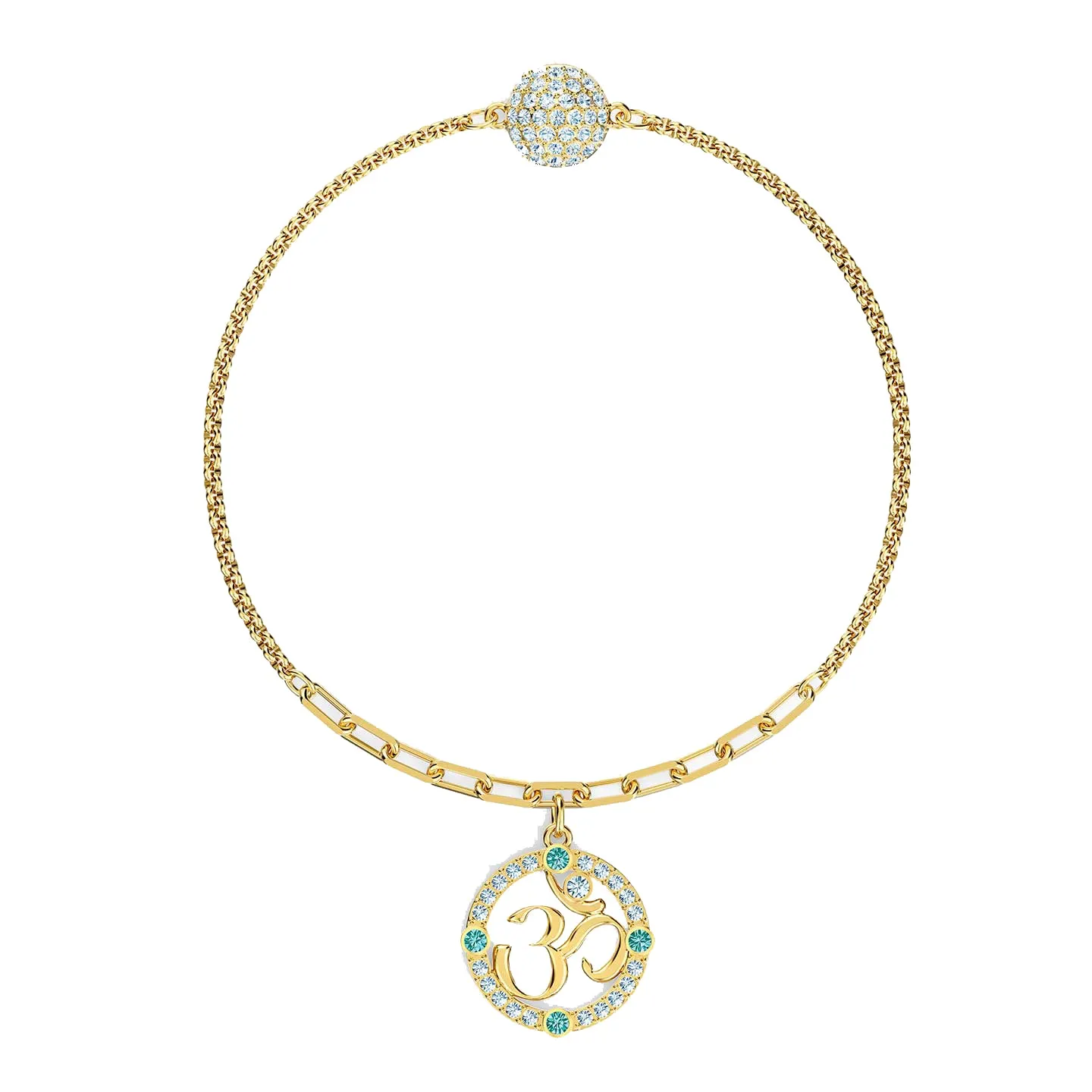 Swarovski REMIX COLLECTION OM STRAND, Gold Tone, Medium -5528717