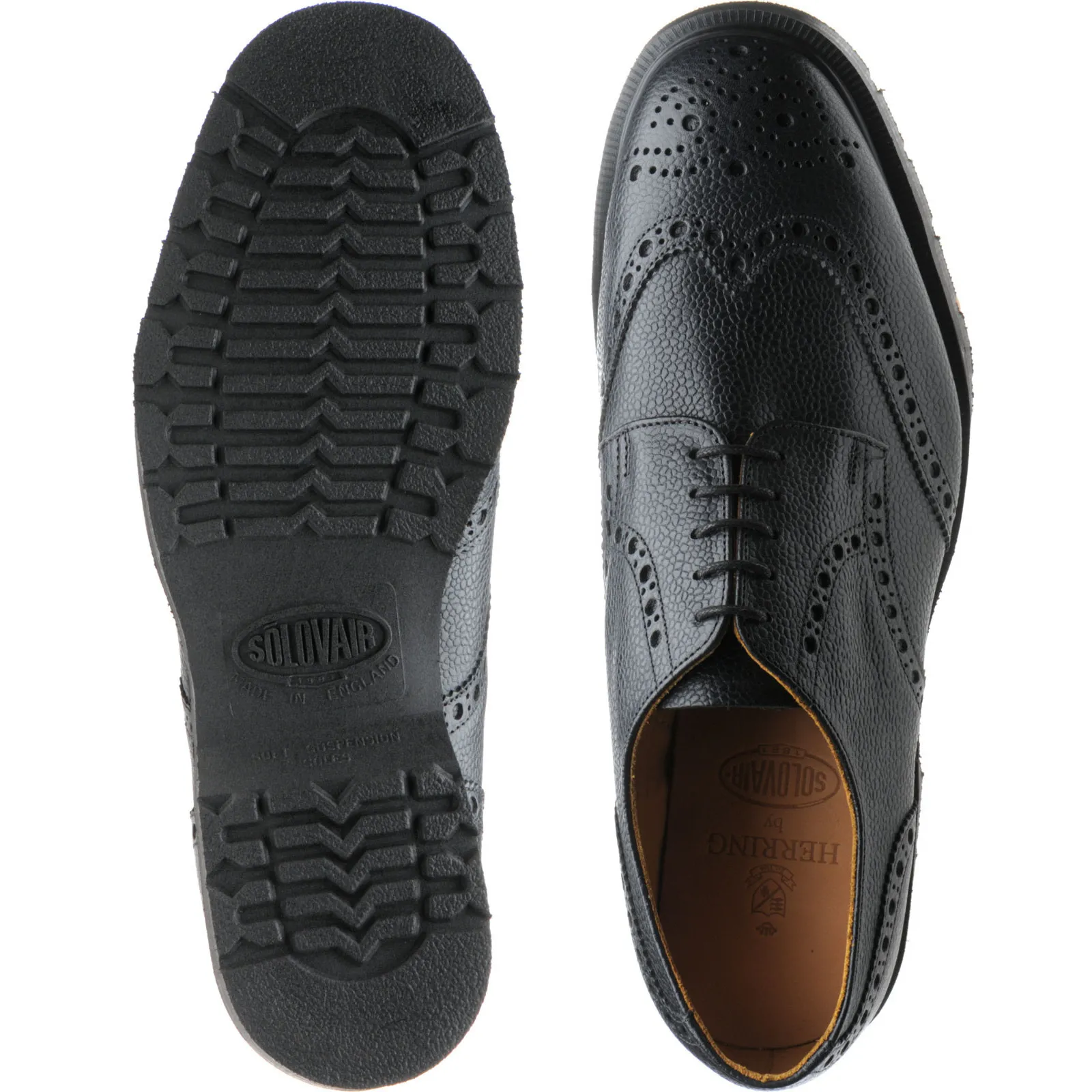 Thrapston rubber-soled brogues