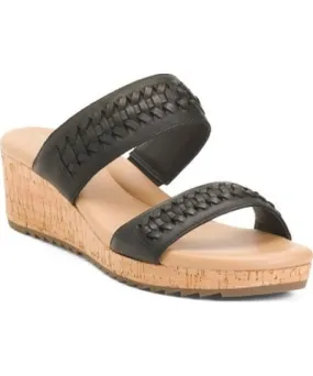 Tj Maxx Leather Lilia Platform Wedge Comfort Sandals For Women