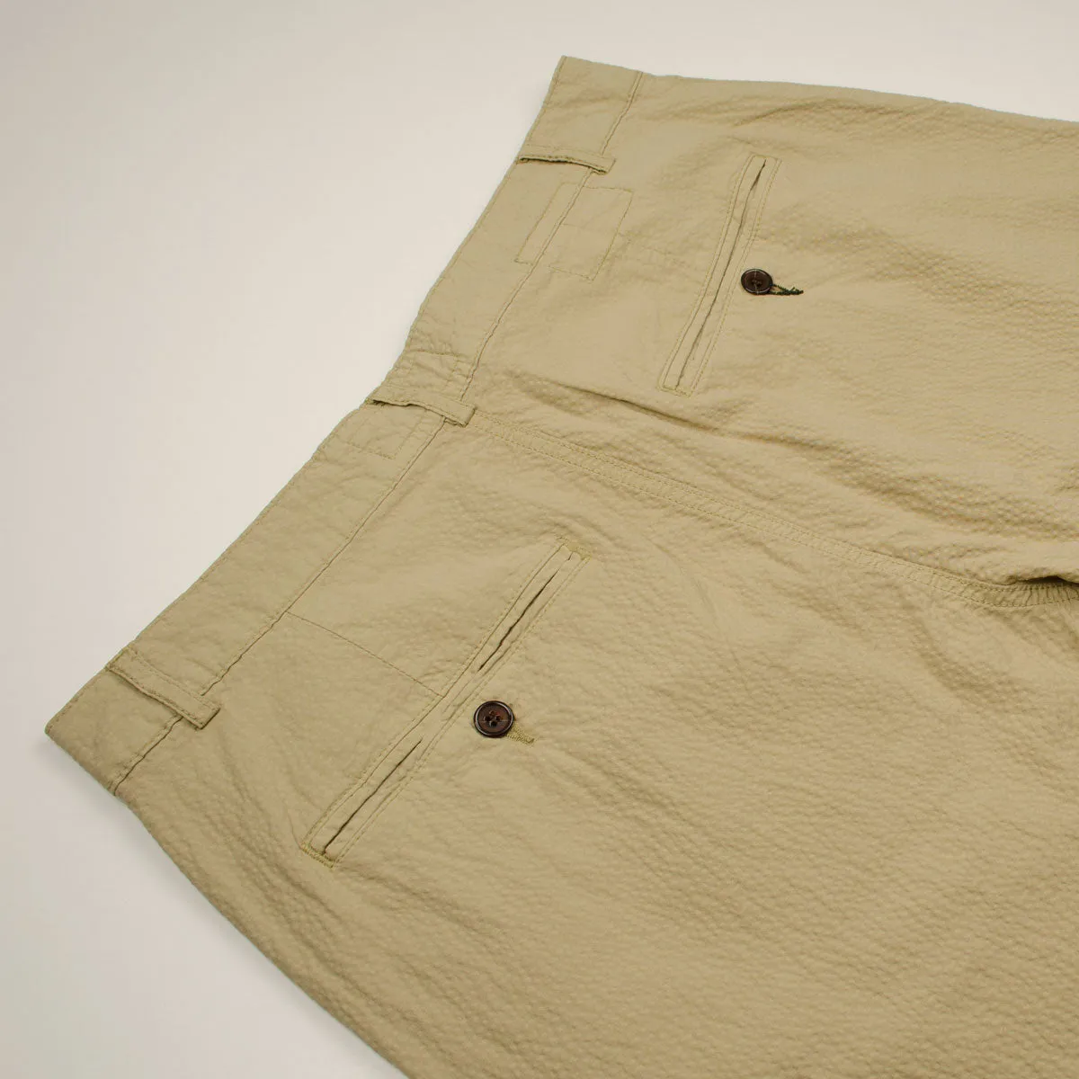 Universal Works - Military Chino Seersucker II - Summer Oak