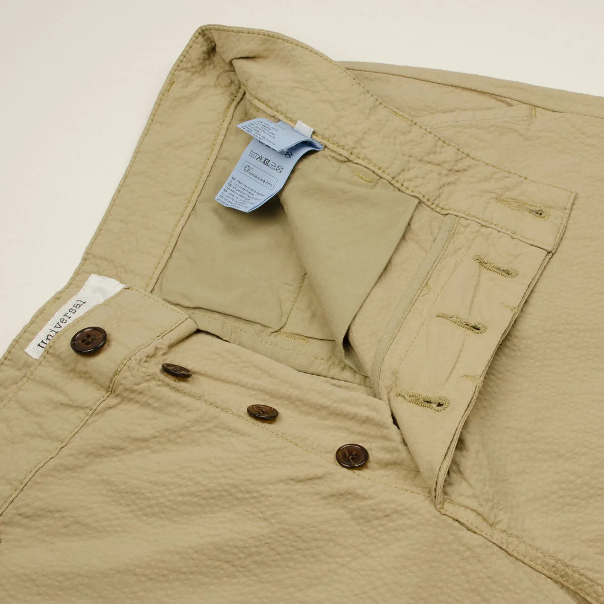 Universal Works - Military Chino Seersucker II - Summer Oak