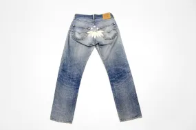 Vintage Women’s Denim Levis Jeans with Embroidery