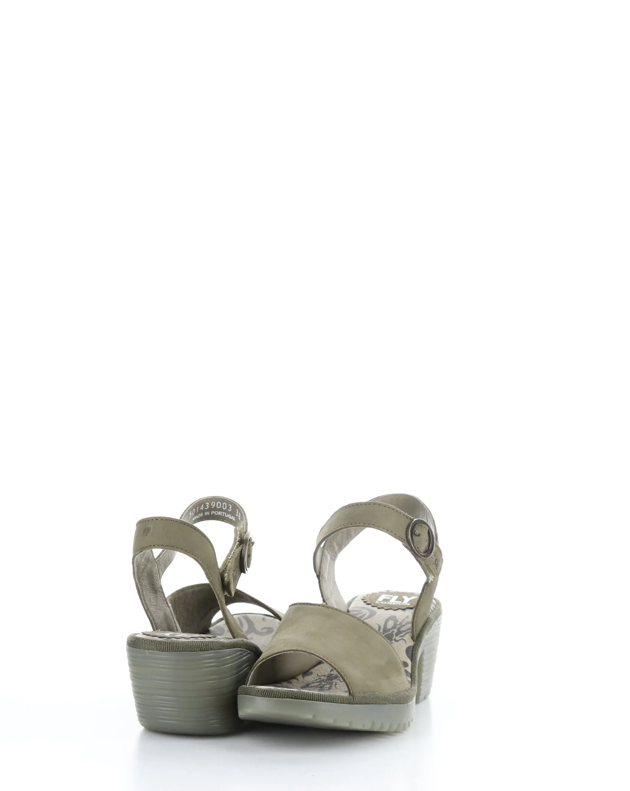 WELY439FLY 003 KHAKI Velcro Sandals