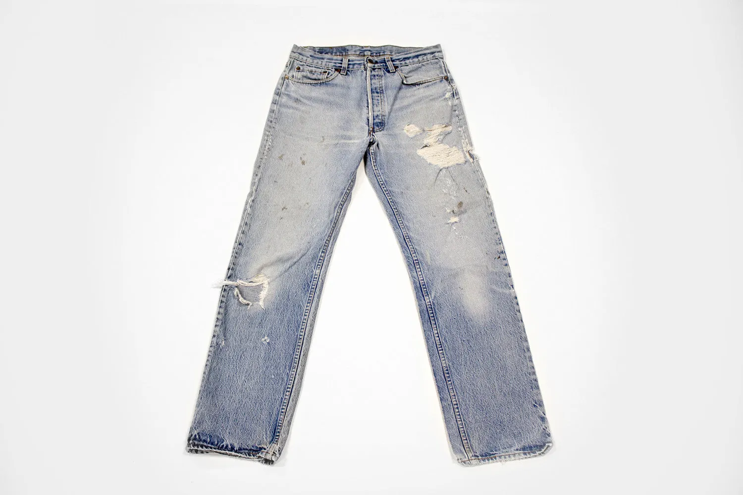 Women’s Vintage Denim Levis Jeans Pant with Embroidery