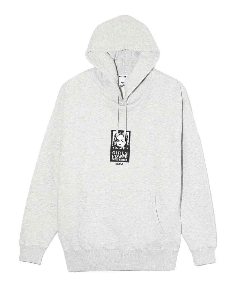 X-girl  |Unisex Sweat Street Style Long Sleeves Plain Cotton Logo